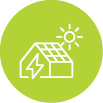 Home solar icon
