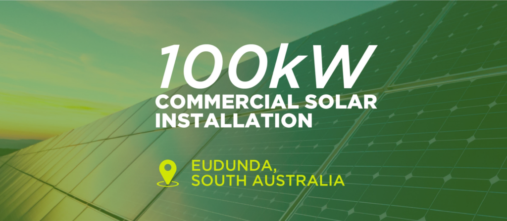 100kW Commercial Solar Installation in Eudunda, South Australia