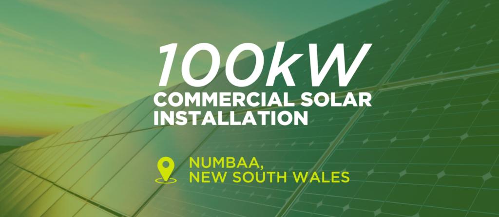 100kW Commercial Solar Installation Numbaa, New South Wales, Australia - GEE Energy